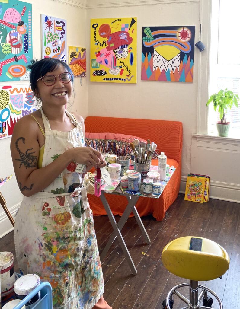 Artist in SEEDArts Studio